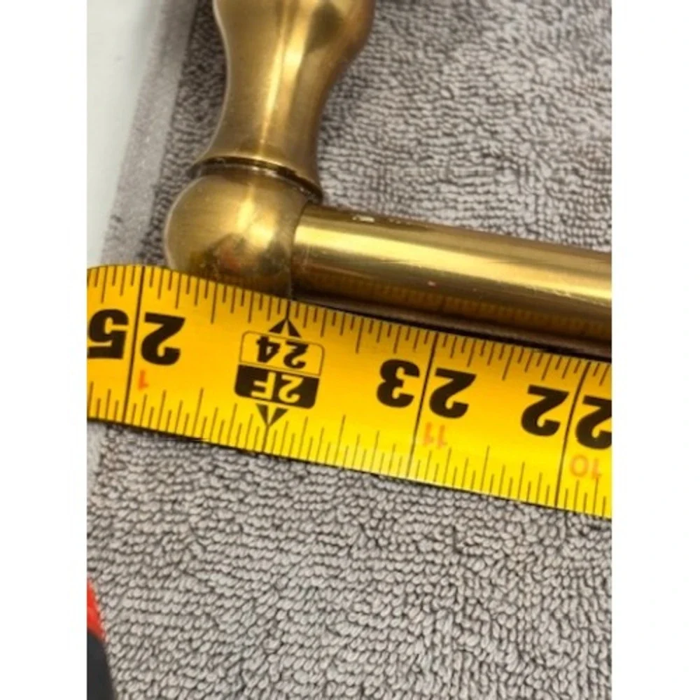 Vintage Brass Towel Bar 25